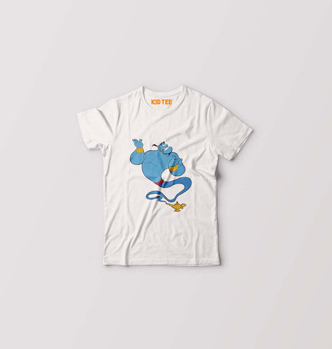 Aladdin Genie(Jinn) Kids T-Shirt for Boy/Girl-White-Ektarfa.online