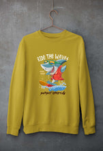 Load image into Gallery viewer, Shark Unisex Sweatshirt for Men/Women-S(40 Inches)-Mustard Yellow-Ektarfa.online
