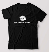 Load image into Gallery viewer, IIM A Ahmedabad T-Shirt for Men-S(38 Inches)-Black-Ektarfa.online
