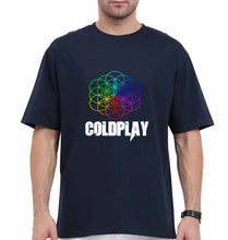 Load image into Gallery viewer, Coldplay Oversized T-Shirt for Men-Navy Blue-Ektarfa.online
