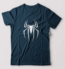 Load image into Gallery viewer, Spiderman T-Shirt for Men-S(38 Inches)-Petrol Blue-Ektarfa.online
