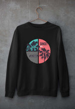 Load image into Gallery viewer, Sunset California Unisex Sweatshirt for Men/Women-S(40 Inches)-Black-Ektarfa.online
