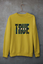 Load image into Gallery viewer, Stay True Unisex Sweatshirt for Men/Women-S(40 Inches)-Mustard Yellow-Ektarfa.online
