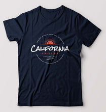 Load image into Gallery viewer, California T-Shirt for Men-S(38 Inches)-Navy Blue-Ektarfa.online
