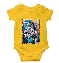 Load image into Gallery viewer, Erling Haaland Kids Romper For Baby Boy/Girl-0-5 Months(18 Inches)-Yellow-Ektarfa.online
