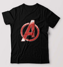 Load image into Gallery viewer, Avengers T-Shirt for Men-S(38 Inches)-Black-Ektarfa.online
