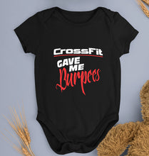 Load image into Gallery viewer, CrossFit Gym Burpees Kids Romper For Baby Boy/Girl-0-5 Months(18 Inches)-Black-Ektarfa.online
