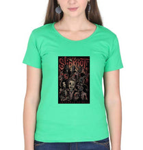 Load image into Gallery viewer, Slipknot T-Shirt for Women-XS(32 Inches)-Flag Green-Ektarfa.online
