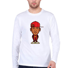 Load image into Gallery viewer, Neymar Full Sleeves T-Shirt for Men-White-Ektarfa.online
