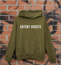 Load image into Gallery viewer, Antony Morato Unisex Hoodie for Men/Women-S(40 Inches)-Olive Green-Ektarfa.online
