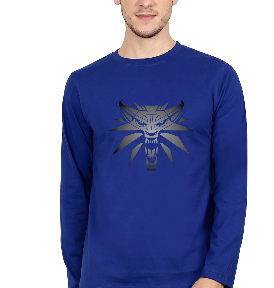 Witcher Full Sleeves T-Shirt for Men-Royal Blue-Ektarfa.online