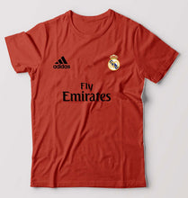 Load image into Gallery viewer, Real Madrid T-Shirt for Men-S(38 Inches)-Orange-Ektarfa.online
