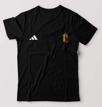 Load image into Gallery viewer, Belgium Football T-Shirt for Men-Black-Ektarfa.online
