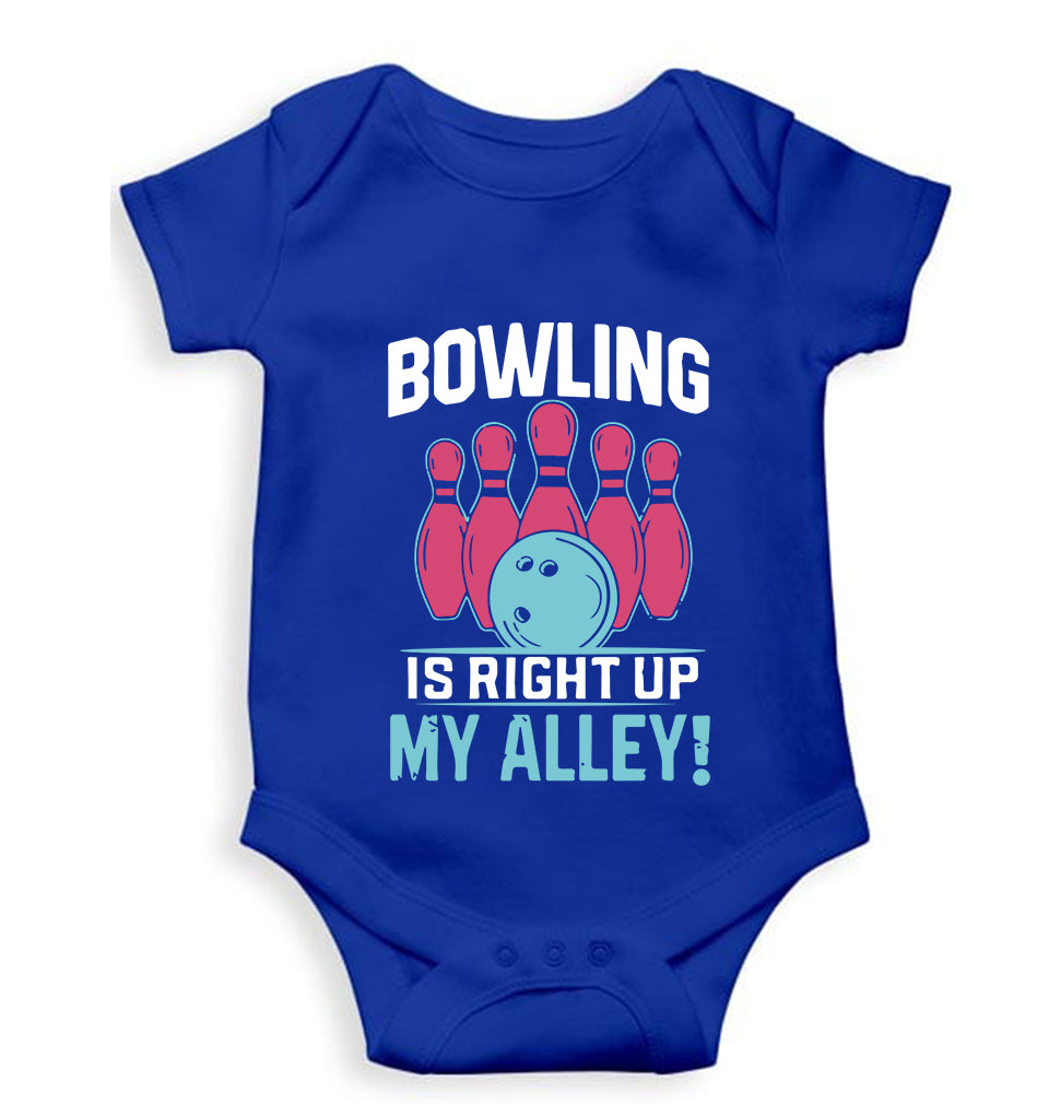 Bowling Kids Romper For Baby Boy/Girl-Royal Blue-Ektarfa.online