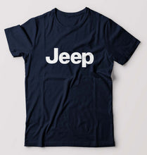 Load image into Gallery viewer, Jeep T-Shirt for Men-S(38 Inches)-Navy Blue-Ektarfa.online
