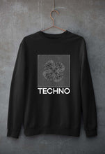 Load image into Gallery viewer, Techno Unisex Sweatshirt for Men/Women-Black-Ektarfa.online

