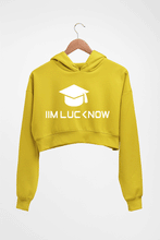 Load image into Gallery viewer, IIM L Lucknow Crop HOODIE FOR WOMEN
