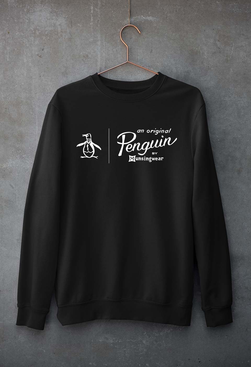 Penguin Unisex Sweatshirt for Men/Women-Black-Ektarfa.online