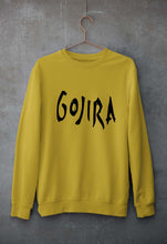 Load image into Gallery viewer, Gojira Unisex Sweatshirt for Men/Women-S(40 Inches)-Mustard Yellow-Ektarfa.online
