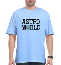 Load image into Gallery viewer, Astroworld Travis Scott Oversized T-Shirt for Men-Baby Blue-Ektarfa.online
