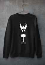 Load image into Gallery viewer, Thor Superhero Unisex Sweatshirt for Men/Women-Black-Ektarfa.online
