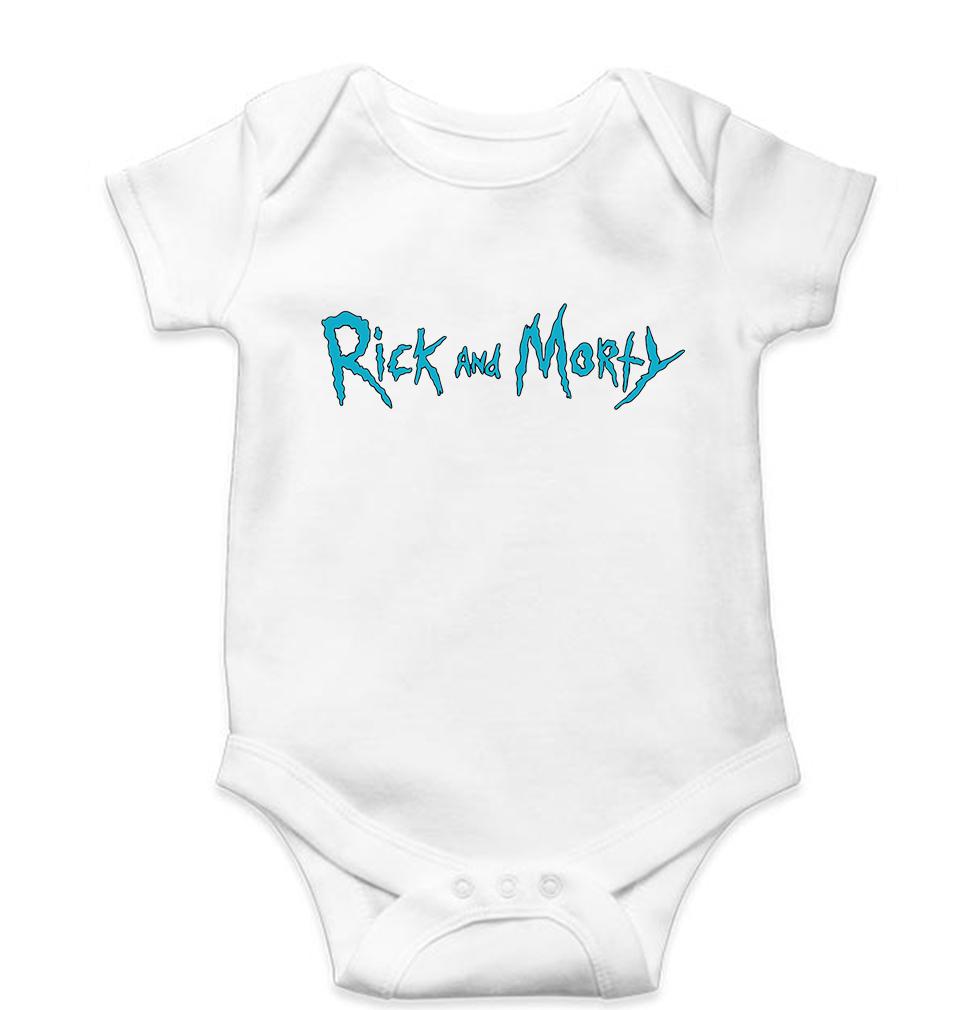 Rick and Morty Kids Romper For Baby Boy/Girl-0-5 Months(18 Inches)-White-Ektarfa.online