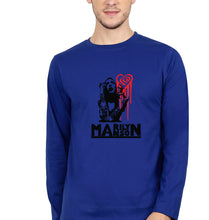 Load image into Gallery viewer, Marilyn Manson Full Sleeves T-Shirt for Men-Royal Blue-Ektarfa.online
