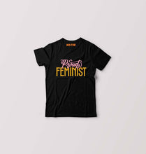 Load image into Gallery viewer, Feminist Kids T-Shirt for Boy/Girl-0-1 Year(20 Inches)-Black-Ektarfa.online
