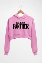 Load image into Gallery viewer, Black Panther Superhero Crop HOODIE FOR WOMEN
