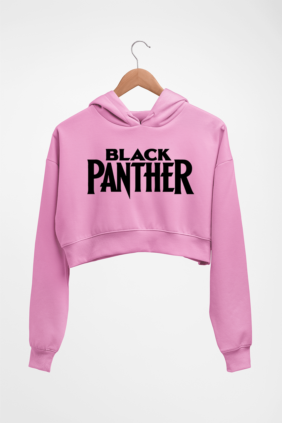 Black Panther Superhero Crop HOODIE FOR WOMEN