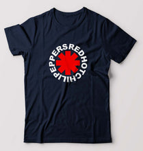 Load image into Gallery viewer, Red Hot Chili Peppers T-Shirt for Men-S(38 Inches)-Navy Blue-Ektarfa.online
