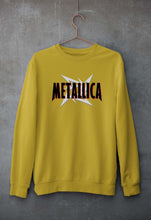 Load image into Gallery viewer, Metallica Unisex Sweatshirt for Men/Women-S(40 Inches)-Mustard Yellow-Ektarfa.online
