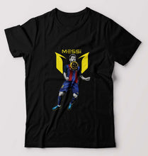 Load image into Gallery viewer, Messi T-Shirt for Men-S(38 Inches)-Black-Ektarfa.online
