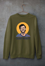 Load image into Gallery viewer, CarryMinati(Ajey Nagar) Unisex Sweatshirt for Men/Women-Olive Green-Ektarfa.online
