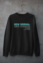 Load image into Gallery viewer, Corona New Normal Unisex Sweatshirt for Men/Women-S(40 Inches)-Black-Ektarfa.online
