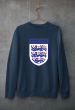 Load image into Gallery viewer, England Football Unisex Sweatshirt for Men/Women-S(40 Inches)-Navy Blue-Ektarfa.online
