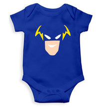 Load image into Gallery viewer, Flash Superhero Kids Romper For Baby Boy/Girl-0-5 Months(18 Inches)-Royal Blue-Ektarfa.online
