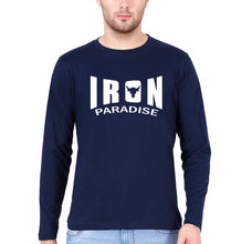 Load image into Gallery viewer, Iron Paradise Full Sleeves T-Shirt for Men-Navy Blue-Ektarfa.online
