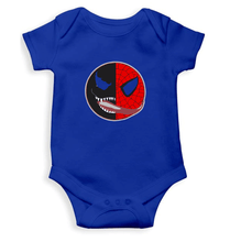 Load image into Gallery viewer, Venom VS Spiderman Kids Romper Kids Romper For Baby Boy/Girl-0-5 Months(18 Inches)-Royal Blue-Ektarfa.online
