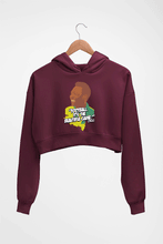 Load image into Gallery viewer, Pele Crop HOODIE FOR WOMEN-Maroon-Ektarfa.online
