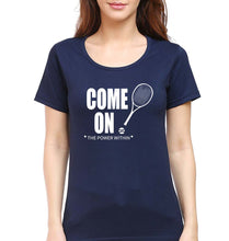 Load image into Gallery viewer, Tennis T-Shirt for Women-Navy Blue-Ektarfa.online

