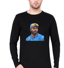 Load image into Gallery viewer, Hardik Pandya Full Sleeves T-Shirt for Men-Black-Ektarfa.online
