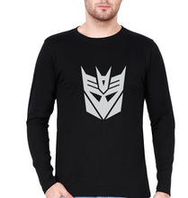 Load image into Gallery viewer, Decepticon Transformers Full Sleeves T-Shirt for Men-S(38 Inches)-Black-Ektarfa.online
