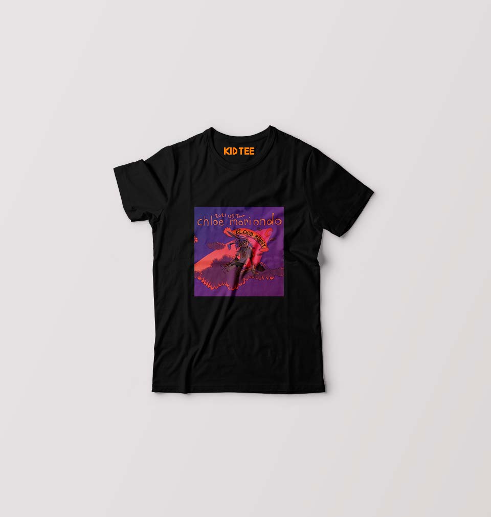 Blood Bunny Kids T-Shirt for Boy/Girl-Black-Ektarfa.online