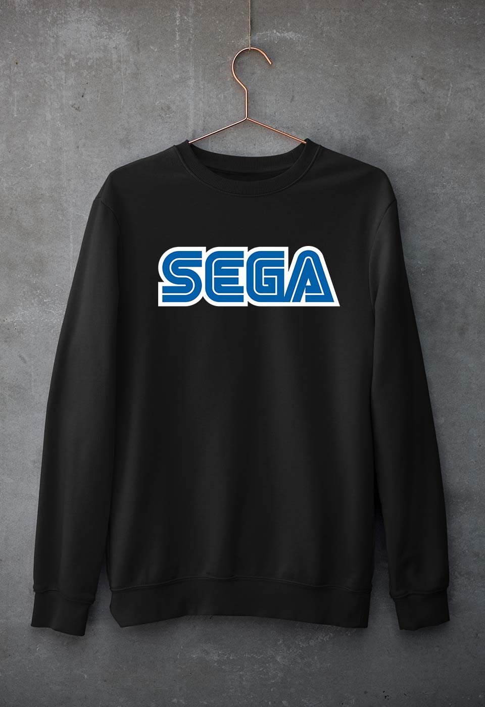 Sega Unisex Sweatshirt for Men/Women-Black-Ektarfa.online