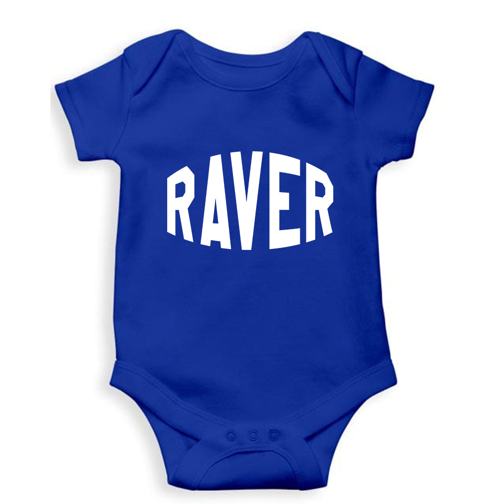 Raver Kids Romper For Baby Boy/Girl-0-5 Months(18 Inches)-Royal Blue-Ektarfa.online