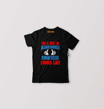 Load image into Gallery viewer, Awesome Engineer Kids T-Shirt for Boy/Girl-Black-Ektarfa.online
