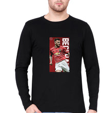 Load image into Gallery viewer, David Beckham Full Sleeves T-Shirt for Men-Black-Ektarfa.online
