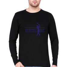 Load image into Gallery viewer, MS Dhoni Full Sleeves T-Shirt for Men-Black-Ektarfa.online
