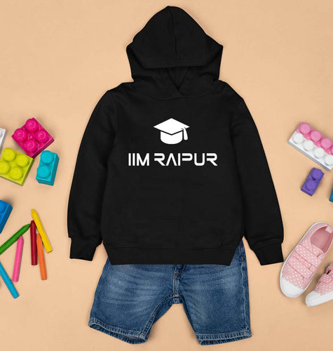 IIM Raipur Kids Hoodie for Boy/Girl-0-1 Year(22 Inches)-Black-Ektarfa.online